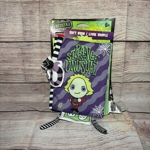 Warner bros. Beetlejuice deluxe soft book Strange and Unusual